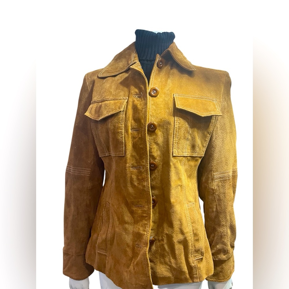 Chick Basic Suede Jacket (S) - image 4